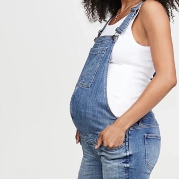 DL1961 Mara Straight Ankle Maternity Overalls - Picture 2 of 8